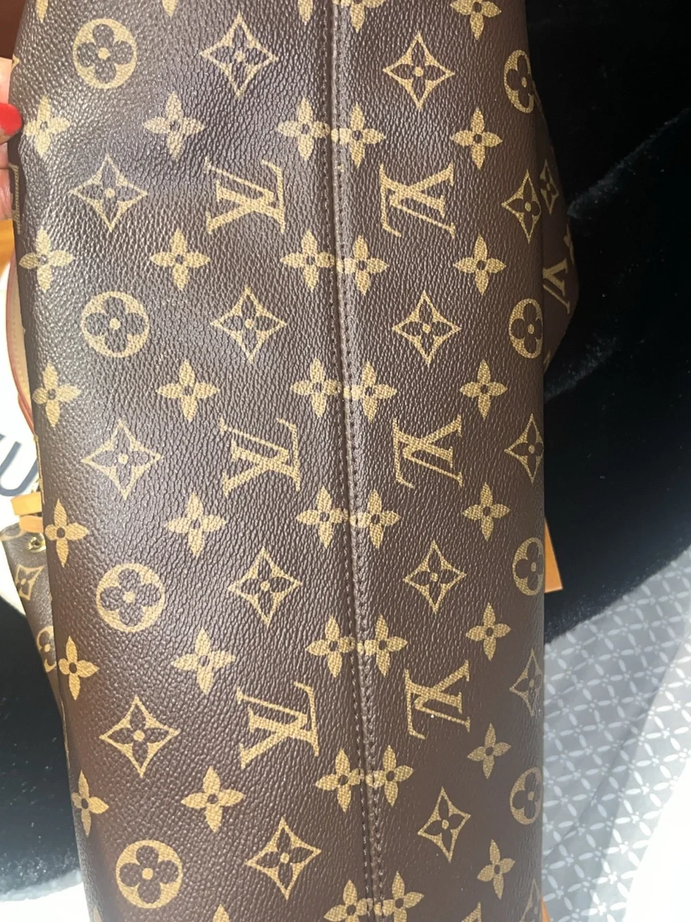 Louis Vuitton Graceful MM Shoulder Bag with Dust Bag